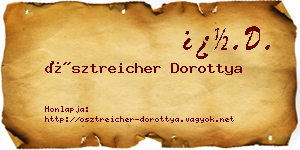 Ösztreicher Dorottya névjegykártya